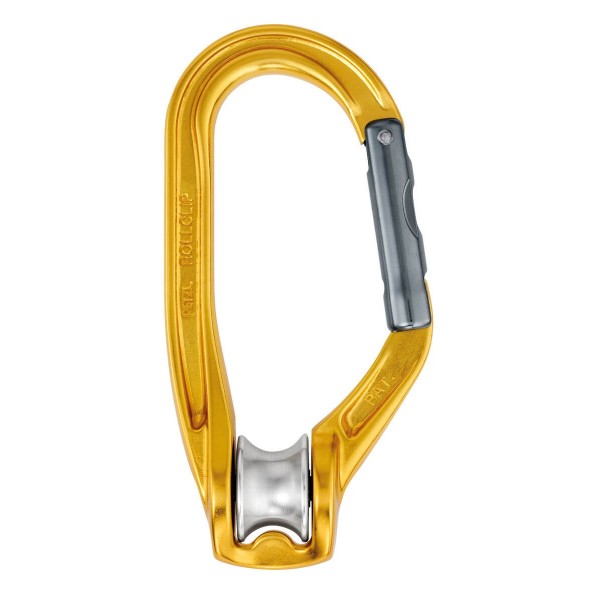 Petzl Karabiner mit Seilrolle Rollclip