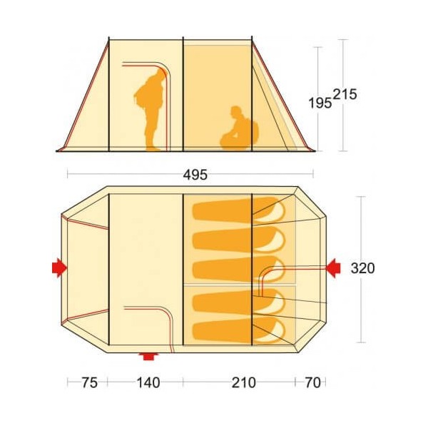 Ferrino Chanty 5 Deluxe