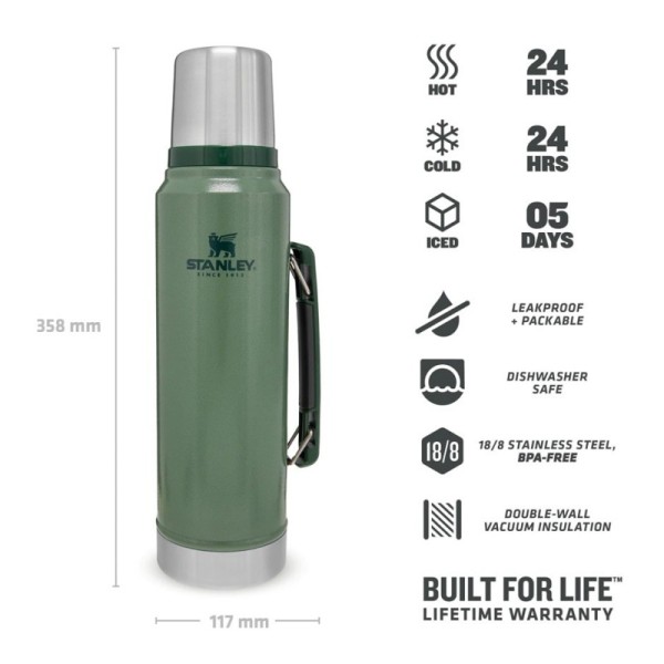 Stanley thermos Classic Vacuum Bottle 1 L