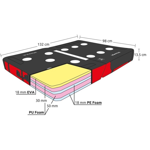 Camp crash pad Domino