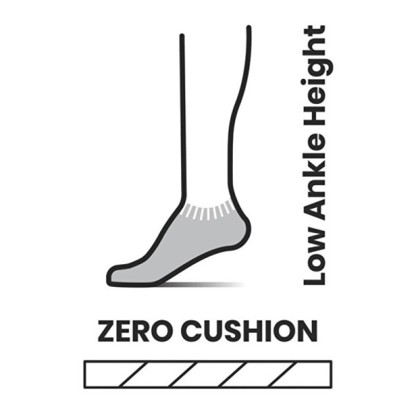 Smartwool Run Zero Cushion Low Ankle