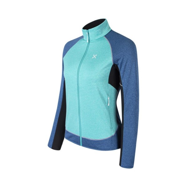 Maglia Termica Montura Mezza Zip Donna - Collo Alto, Manica Lunga, Bianco - Foto 6