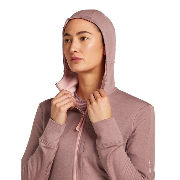 Icebreaker Merino 260 Quantum LS Zip Hoodie donna